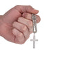 To My Son Be a Warrior Not a Worrier Artisan Cross Cuban Chain Link-Express Your Love Gifts