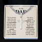 To My Dad You've Always Been the One Artisan Cross Cuban Chain Link-Express Your Love Gifts