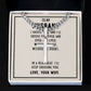 To My Husband I Choose You Artisan Cross Cuban Chain Link-Express Your Love Gifts