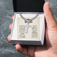 To My Dad You've Always Been the One Artisan Cross Cuban Chain Link-Express Your Love Gifts