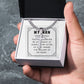 You Will Forever Be My Always Artisan Cross Cuban Chain Link-Express Your Love Gifts
