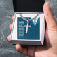 To My Dad You Only Know About Half of It Artisan Cross Cuban Chain Link-Express Your Love Gifts