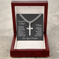 To My Dad You Know How to Be a Friend Artisan Cross Cuban Chain Link-Express Your Love Gifts