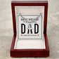 To My Dad Happy Birthday My Amazing Dad Artisan Cross Cuban Chain Link-Express Your Love Gifts