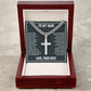 To My Husband I Love You With Every Ounce Artisan Cross Cuban Chain Link-Express Your Love Gifts