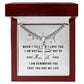 To My Husband When I Tell You I Love You Artisan Cross Cuban Chain Link-Express Your Love Gifts