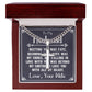 To My Husband Meeting You Was Fate Artisan Cross Cuban Chain Link-Express Your Love Gifts