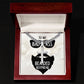 To My Boyfriend Badass Bearded Boyfriend Artisan Cross Cuban Chain Link-Express Your Love Gifts