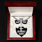 To My Husband Badass Bearded Hubby Artisan Cross Cuban Chain Link-Express Your Love Gifts