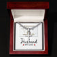 To My Husband My Love Artisan Cross Cuban Chain Link-Express Your Love Gifts