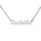 Personalized Name Necklace in Stainless Steel or 18K Gold Finish with Message Cards-Express Your Love Gifts