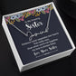 To My Amazing Sister Distance Never Separates Signature Name Necklace-Express Your Love Gifts