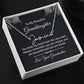 To My Granddaughter You Stole My Heart Signature Name Necklace-Express Your Love Gifts