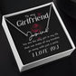 To My Girlfriend You Are The Signature Name Necklace-Express Your Love Gifts