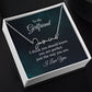 To My Girlfriend I Think You Should Know Signature Name Necklace-Express Your Love Gifts