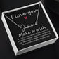 Your Heart is So Full of Love Signature Name Necklace-Express Your Love Gifts