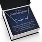 To My Granddaughter Signature Name Necklace-Express Your Love Gifts