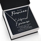 To My Fiancee I Promise Signature Name Necklace-Express Your Love Gifts