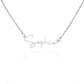 To My Girlfriend My Favorite Place Signature Name Necklace-Express Your Love Gifts