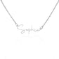 To My Future Wife I Promise to Be Your Best Friend Signature Name Necklace-Express Your Love Gifts