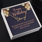Happy Birthday Happiness Each Minute Signature Name Necklace-Express Your Love Gifts