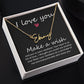 Your Heart is So Full of Love Signature Name Necklace-Express Your Love Gifts