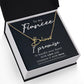 To My Fiancee I Promise Signature Name Necklace-Express Your Love Gifts