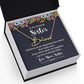 To My Amazing Sister Distance Never Separates Signature Name Necklace-Express Your Love Gifts