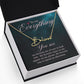 To My Everything You Are My Favorite Signature Name Necklace-Express Your Love Gifts