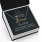 To My Wife Always Remember Signature Name Necklace-Express Your Love Gifts