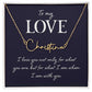 I Love Being With You Signature Name Necklace-Express Your Love Gifts