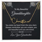 To My Granddaughter You Stole My Heart Signature Name Necklace-Express Your Love Gifts
