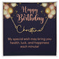 Happy Birthday Happiness Each Minute Signature Name Necklace-Express Your Love Gifts