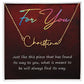 For You Signature Name Necklace-Express Your Love Gifts