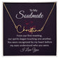 To My Soulmate From Our First Meeting Signature Name Necklace-Express Your Love Gifts