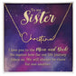 To My Sister I Love You Signature Name Necklace-Express Your Love Gifts