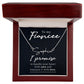 To My Fiancee I Promise Signature Name Necklace-Express Your Love Gifts