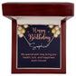 Happy Birthday Happiness Each Minute Signature Name Necklace-Express Your Love Gifts
