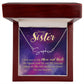 To My Sister I Love You Signature Name Necklace-Express Your Love Gifts