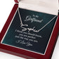 To My Girlfriend I Think You Should Know Signature Name Necklace-Express Your Love Gifts