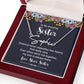 To My Amazing Sister Distance Never Separates Signature Name Necklace-Express Your Love Gifts