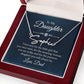 To My Daughter I Love You Signature Name Necklace-Express Your Love Gifts