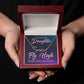To My Beautiful Daughter Fly High Signature Name Necklace-Express Your Love Gifts