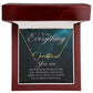 To My Everything You Are My Favorite Signature Name Necklace-Express Your Love Gifts