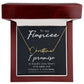 To My Fiancee I Promise Signature Name Necklace-Express Your Love Gifts
