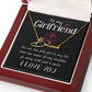 To My Girlfriend You Are The Signature Name Necklace-Express Your Love Gifts