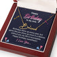 Happy Birthday to My Wife Birthdays Show Up Signature Name Necklace-Express Your Love Gifts