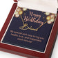 Happy Birthday Happiness Each Minute Signature Name Necklace-Express Your Love Gifts