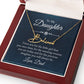 To My Daughter I Love You Signature Name Necklace-Express Your Love Gifts