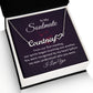 To My Soulmate From Our First Meeting Name Necklace With Heart-Express Your Love Gifts